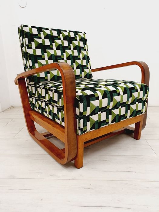 Rozkładany Fotel Art Deco Frantisek Reindl