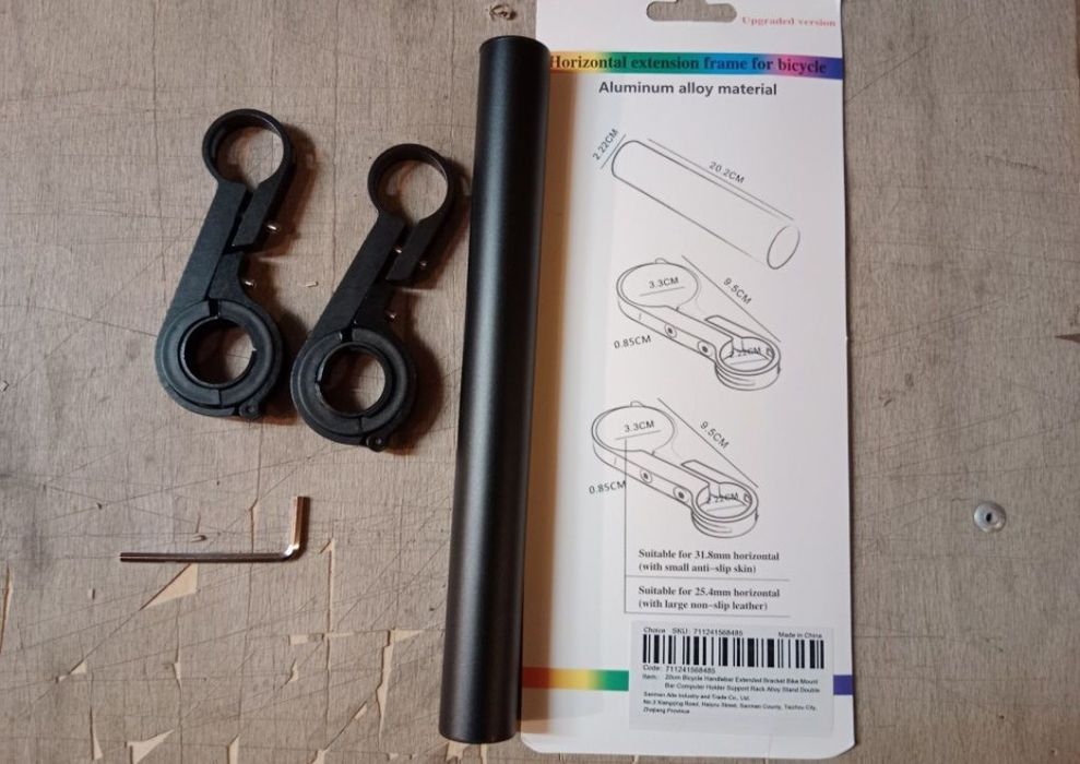 Nowy dodatkowy uchwyt na kierownicę rowerową