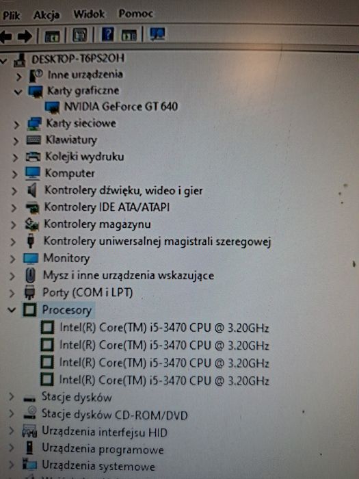 Komputer stacjonarny Intel Quad Core GT640 SSD HDD