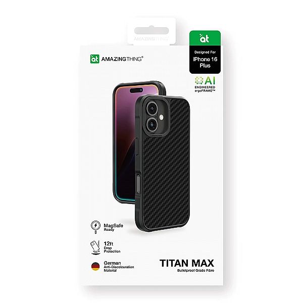 Etui pancerne AMAZINGTHING Titan Max Case z włóknami aramidowymi 1500D