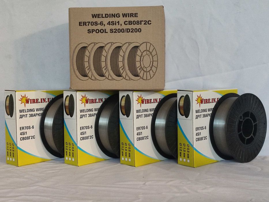 1,2мм5,25кг Проволока Сварочная Дріт Зварювальний НЕОБМІДН ПОЛІРОВАНИЙ