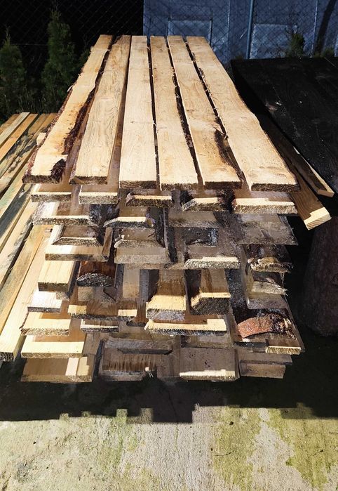 Deska, deski tarcica nieobrzynana sosna świerk różne wymiary