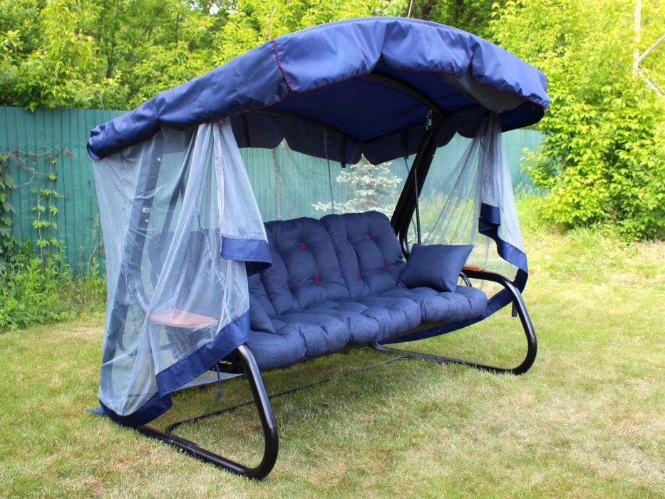 Садовая качеля кровать качеля