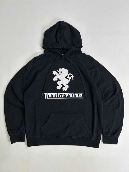 Худі Number (N)ine lion black чорна худи черная кофта