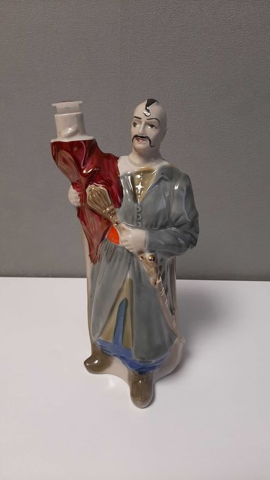 Статуетка-пляшка Козак з чубом радянська срср висота 26 см