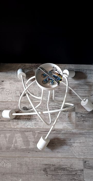 Lampa sufitowa  loft biała