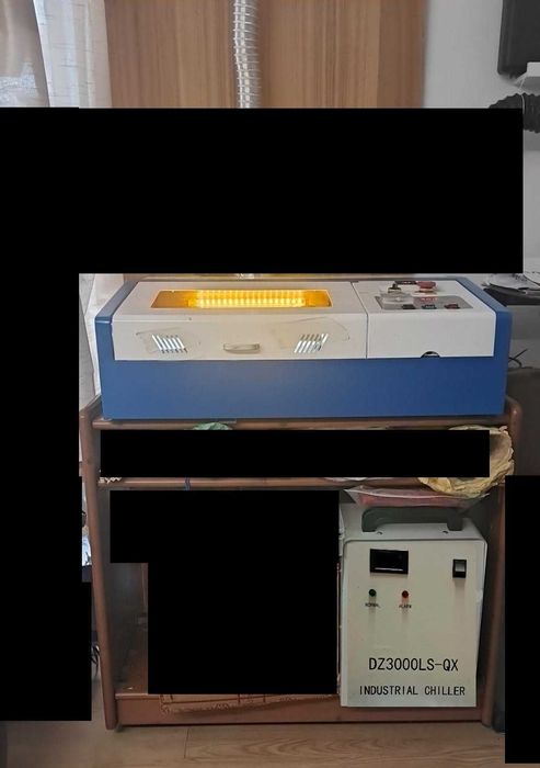 Maquina LAser K40 compativel com Lightburn  + Chiller