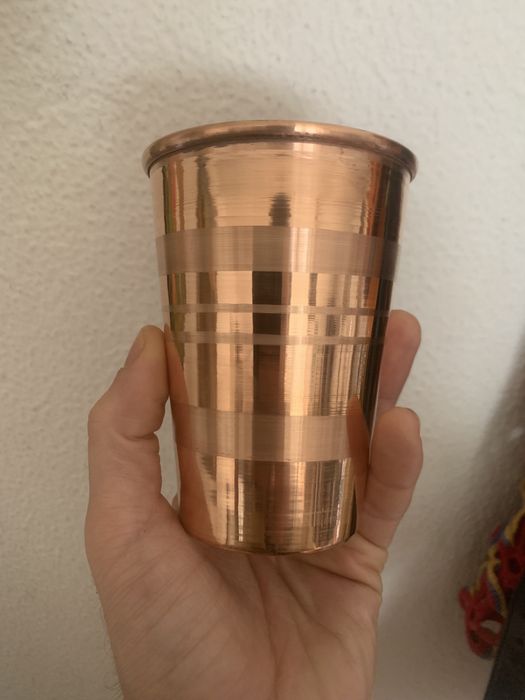 Copo de cobre ayurveda