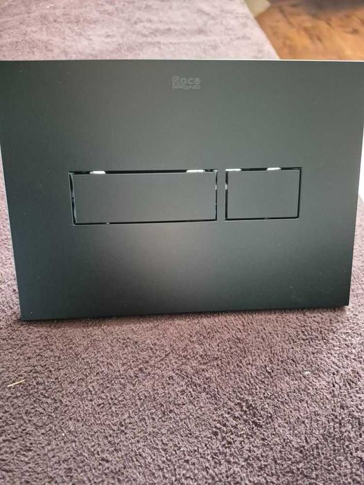 NOWY czarny przycisk do WC firmy ROCA
