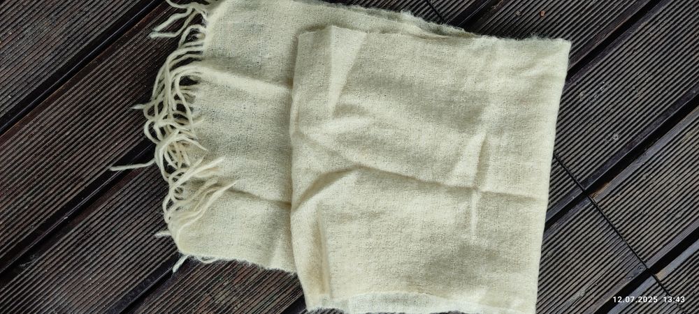 Szal szalik stoles moher wełniany wełna