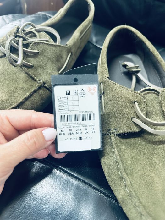 Лофери чоловічі замшеві Massimo dutti