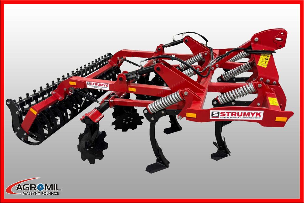 Agregat uprawowy bezorkowy orkowo podorywkowy  AGILE Strumyk promocja