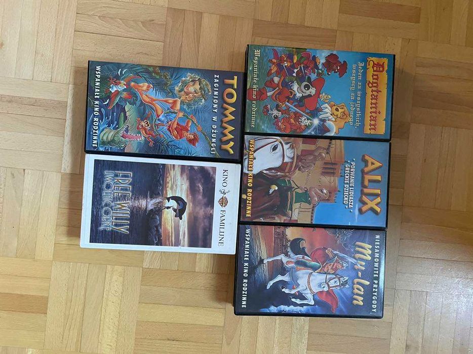 Filmy na kasetach VHS - nowe