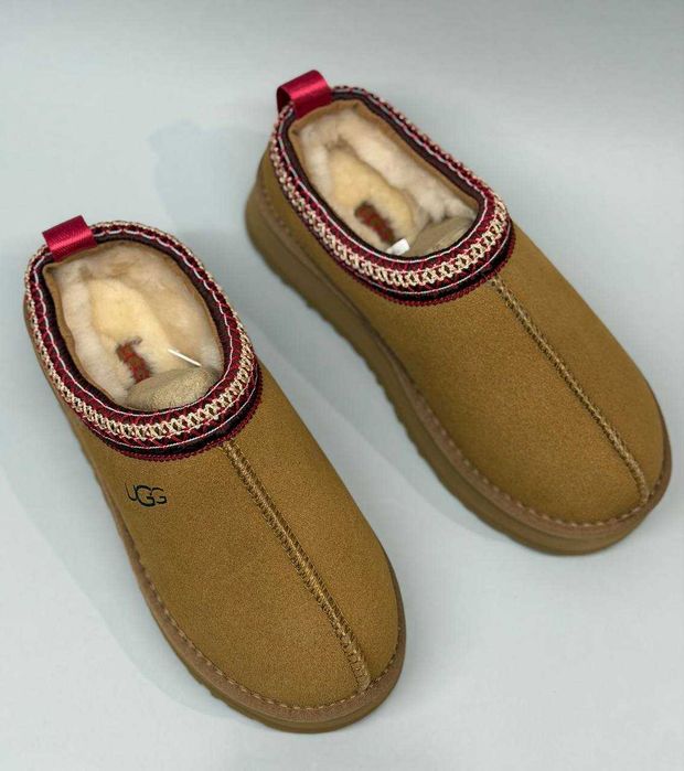 Угги Ugg TAZZ Platform Chestnut Уггі Коричневі В НАЯВНОСТІ‼️