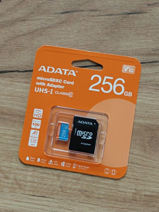 Karta pamięci micro sd Adata 256GB NOWA