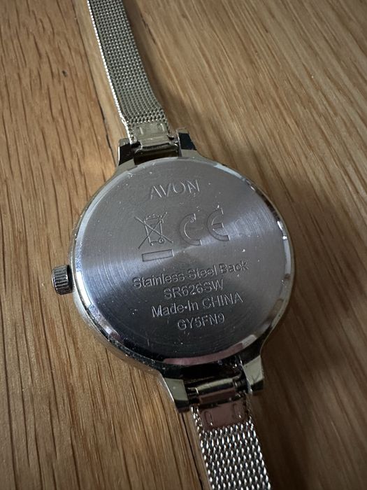 Zegarek Avon Stal Nierdzewna Pozłacany