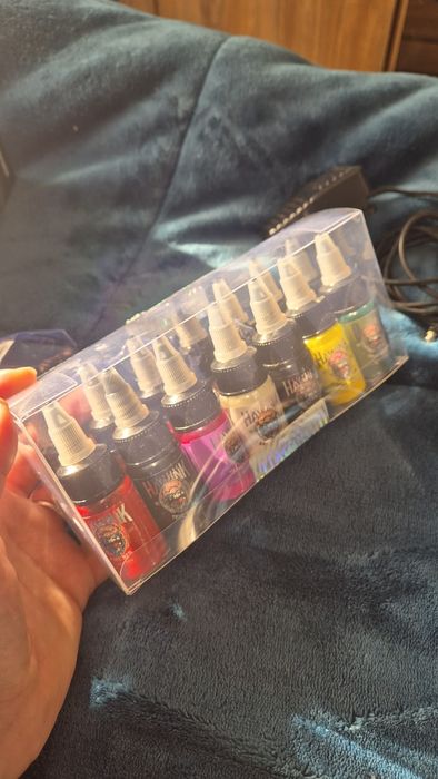 Kit Tattoo Profissional MAST PRO (como novo) + Material Completo
