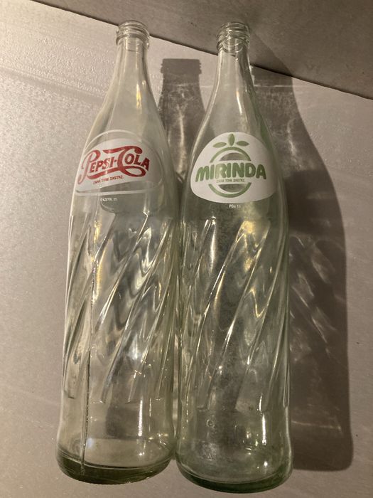 Butelki kolekcjonerskie pepsi mirinda