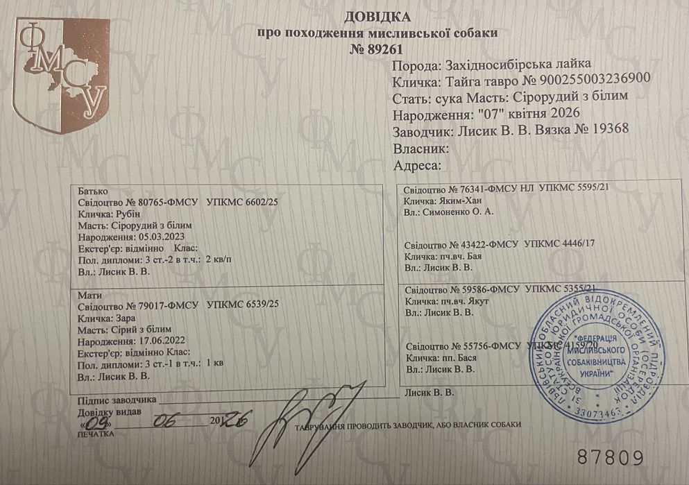 Продаються собачата ЗСЛ