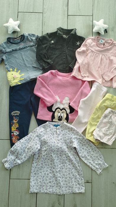 Пакет одягу для дівчинки на зріст 98 см (2-3 роки)
​Продам лот гарних