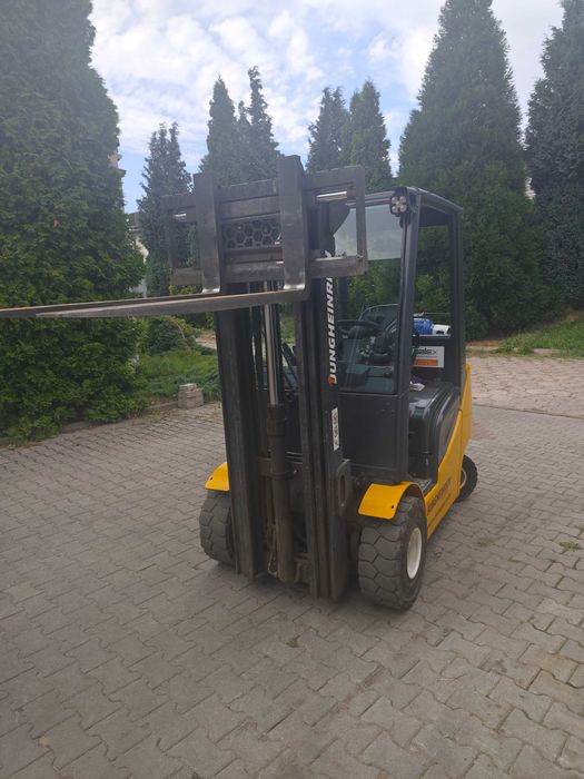 Wózek widłowy Jungheinrich TFG 320s LPG TRIPLEX przesuw boczny 9624 mth