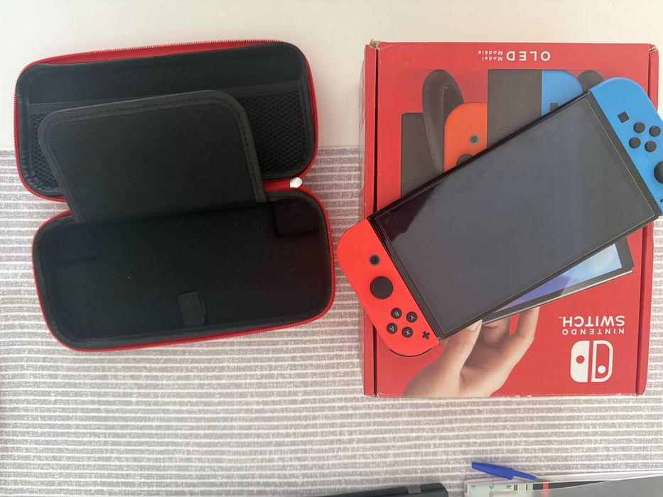 Nintendo Switch Oled 64gb neon red/blue