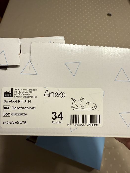 Kapcie Ameko Barefoot Kitty dziewczęce 34