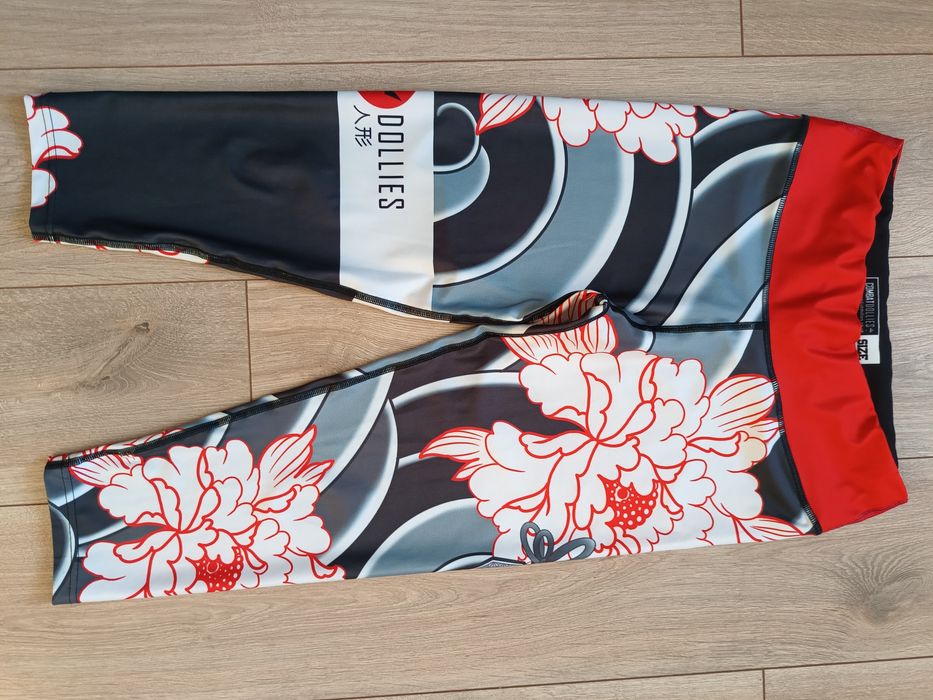 Damskie legginsy 2XL sportowe Combat Dollies 3/4