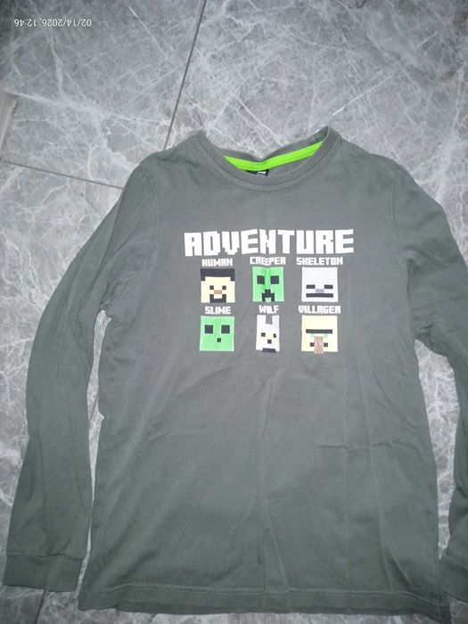 134- Minecraft, Hotwheels, zestaw bluzki bluza
