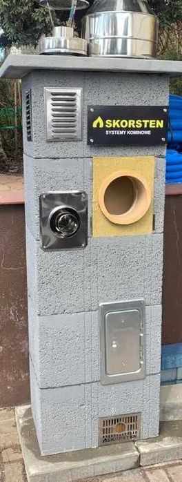 Komin, system kominowy ceramiczny fi 200 6 mb