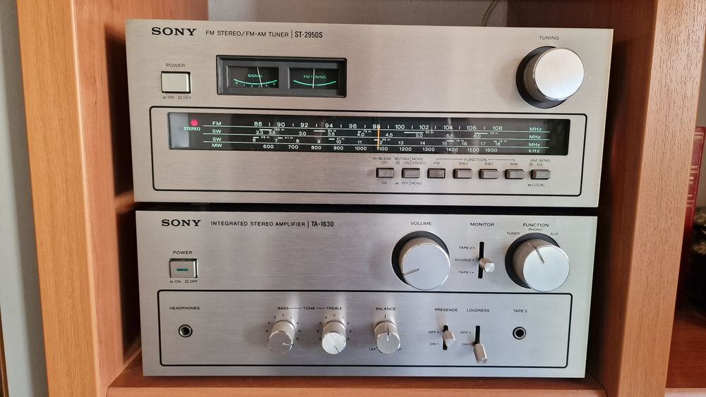Tuner + Amplificador SONY ST-2950S + TA-1630