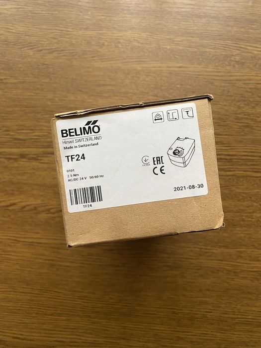 Belimo TF24, привід вентиляції, новий, з пружиною, 24В