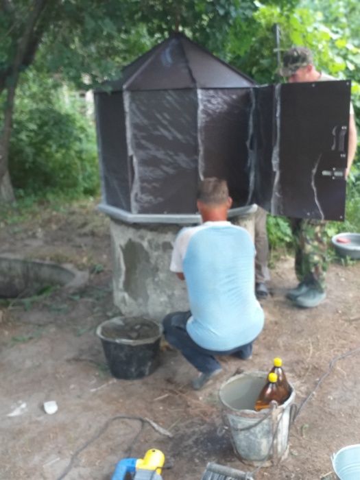 Чистка колодца,углубление,копка строительство колодца,Канализации