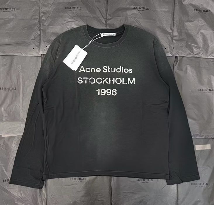 лонгслів Acne Studios Stockholm 1996 / кофта/лонгслів акне студіо з принтом