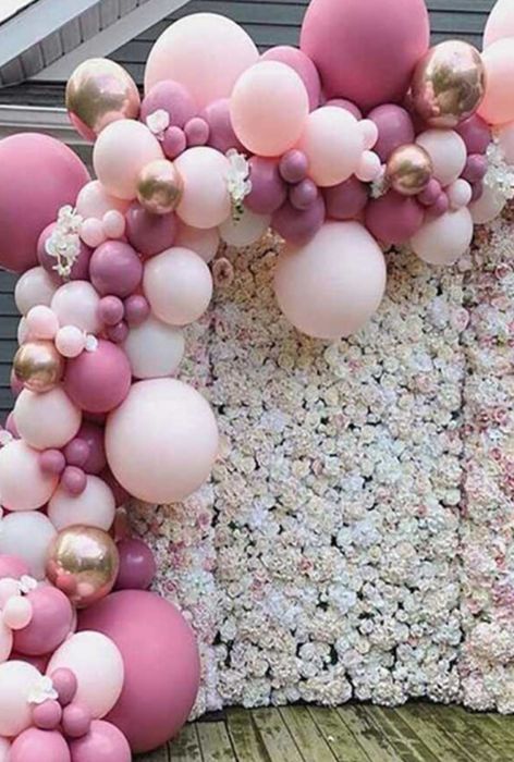 Girlanda balonowa róż