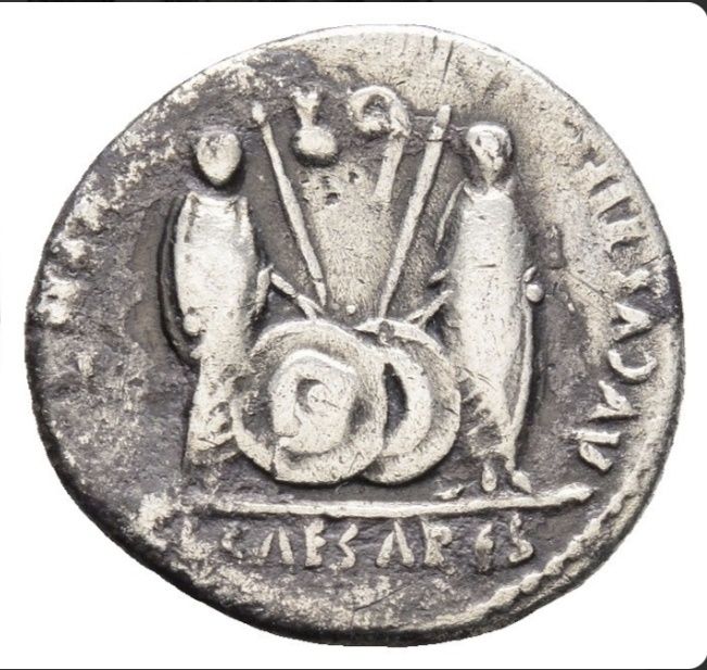 Denário Augusto , 1° Imperador Romano