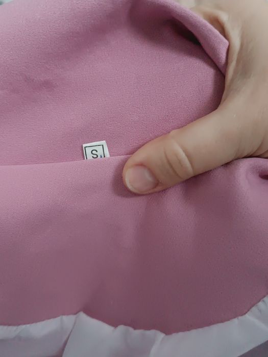 Стильний рожевий піджак блейзер / Двобортний жакет