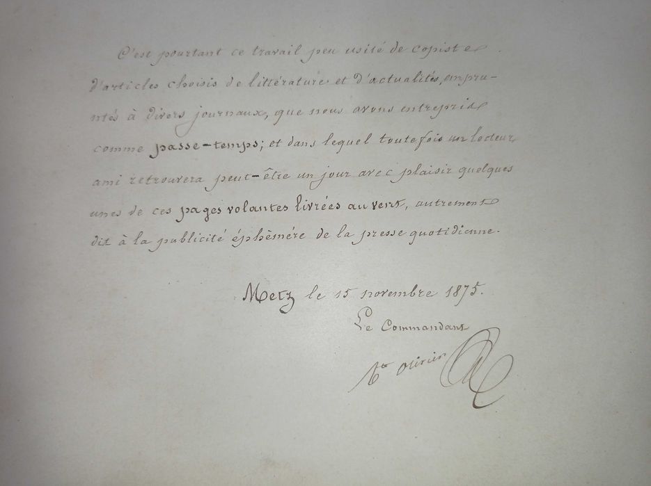 Souvenirs de lectures - A. Olivier - 1875 - Premier Volume