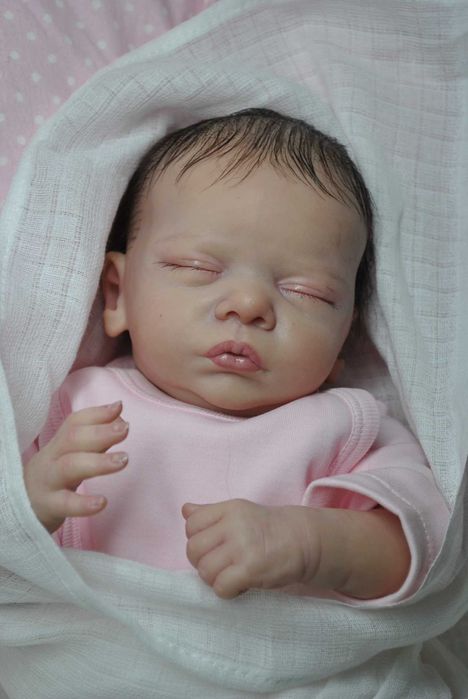 lalka reborn Mika profesjonalne wykonanie genesis niemowlę