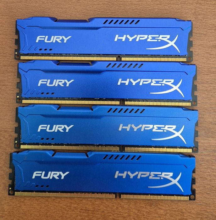 32GB RAM DDR3 1866MHz Kingston HyperX (4x8GB) – Excelente Estado