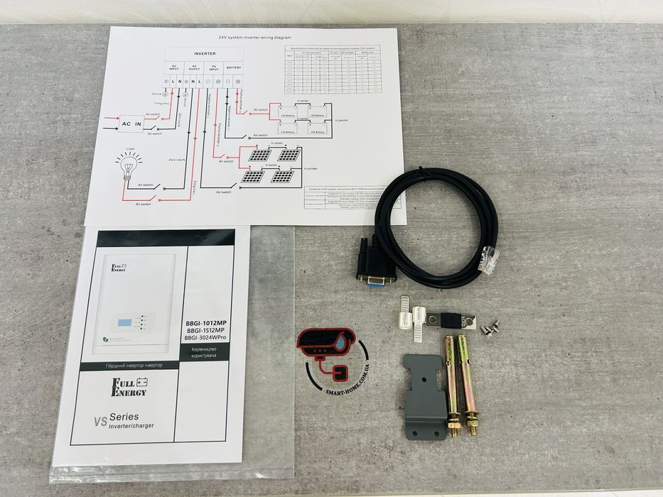 LiFePo4 6000Вт 24В Инвертор гибридный бесперебойник інвертор гібридний