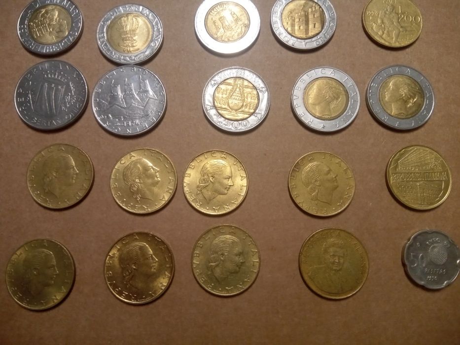 Монети Сан-Марино, Італії, Ватикану,  Екваторіальної Гвінеї, Великої Б