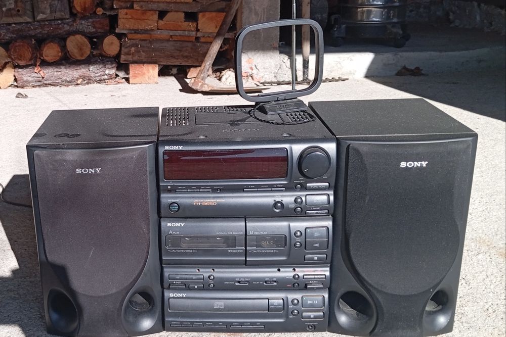 Radio Sony a funcionar