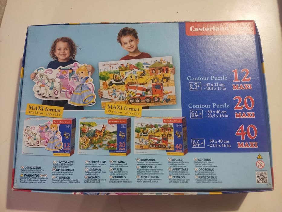 Puzzle księżniczki 12 extra big castorland