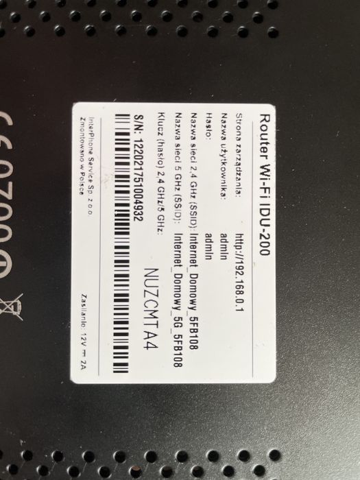 Router Wifi Modem 4G LTE+ zewnetrzny ODU 200 Plus