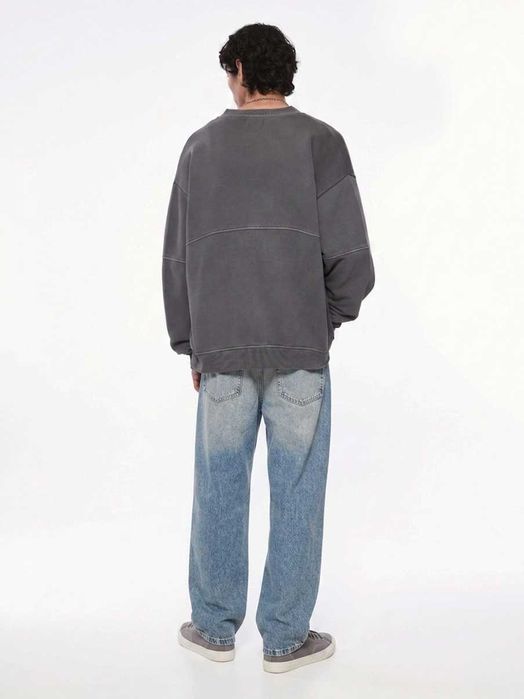 Джинси BERSHKA Baggy Fit Чоловічі Широкі Мішкуваті Сині На Осінь Нові
