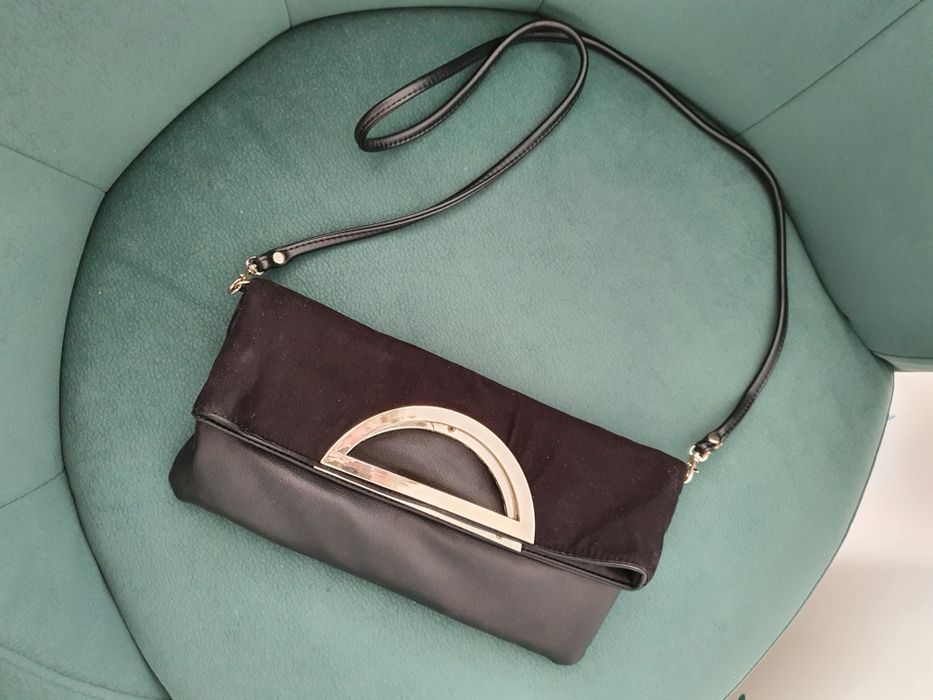 Czarna kopertowa torebka Aldo