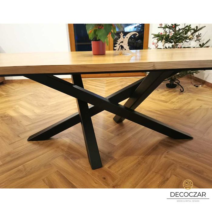 Noga do stołu PAJĄK / PODSTAWA metalowa duża Decoczar.pl
