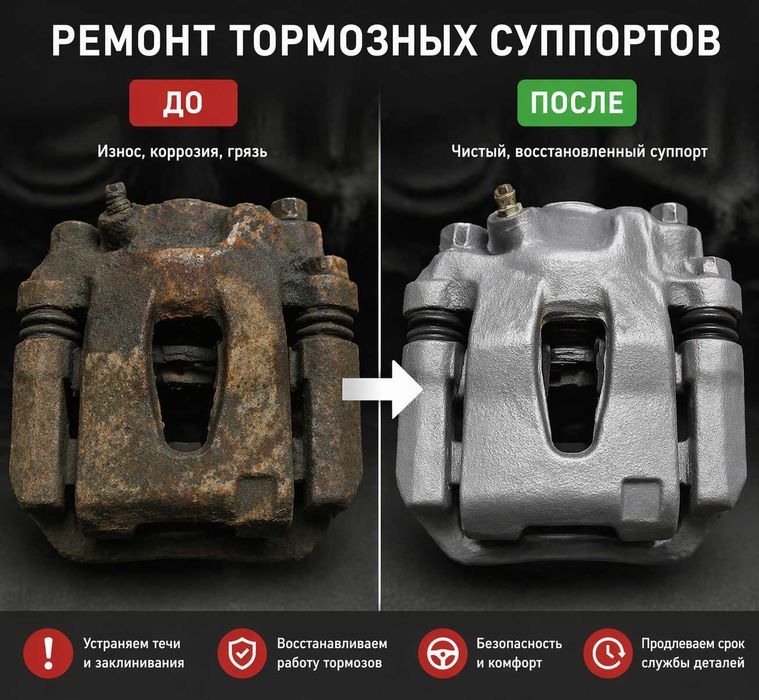 Ремонт суппортов | Днепр