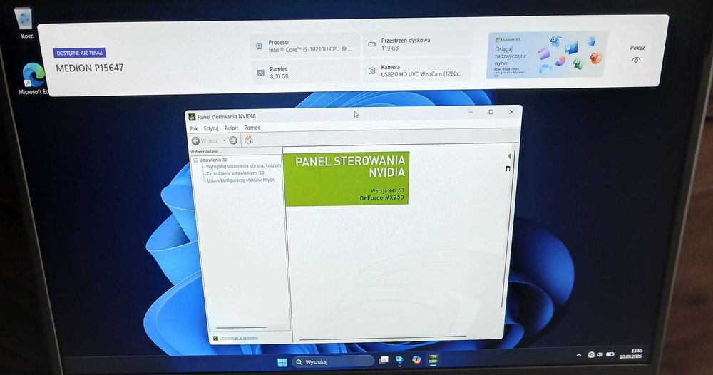 Laptop Lenovo/Medion Akoya P15647